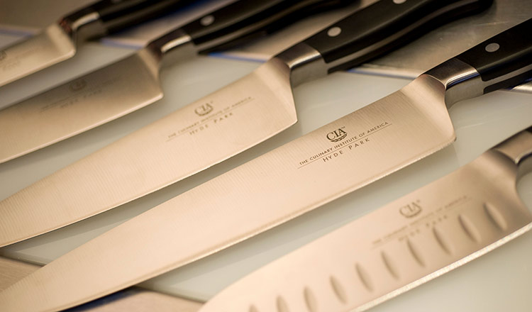 Close up of knives