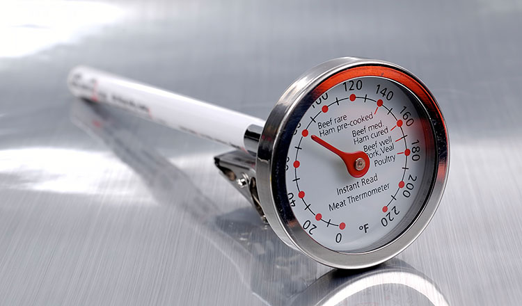 Safe Serve Red Analog Food Thermometer Safe Serve Red Analog Food Thermometer
