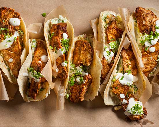 Grilled fish tacos