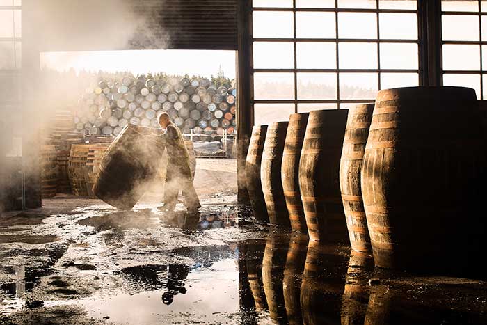 Aging barrels