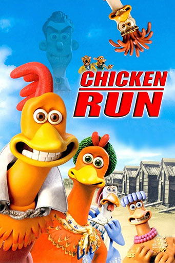 Chicken Run movie poster for Flavors of Film Series.
