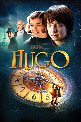 Hugo movie poster for Flavors of Film Series.
