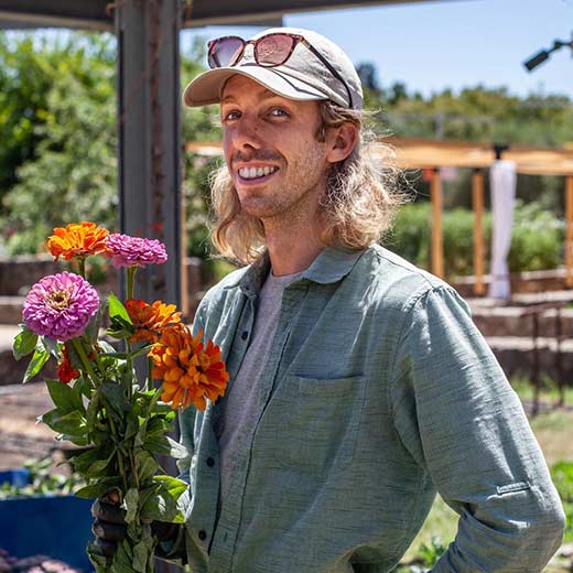 Culinary Gardner Casey Kimmel at CIA at Copia in Napa, CA Culinary Gardner Casey Kimmel at CIA at Copia in Napa, CA.