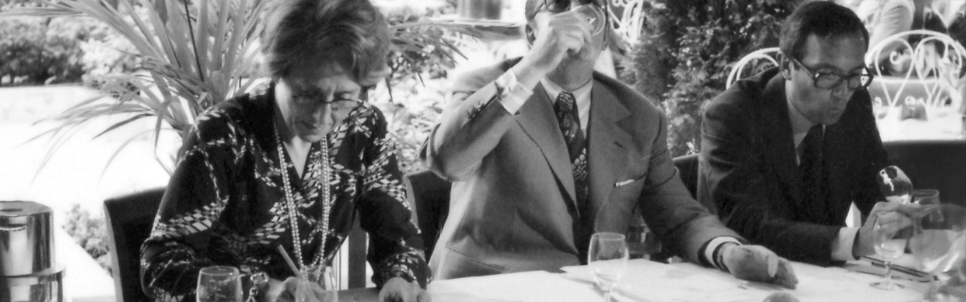 Judges from the famous Judgment of Paris in 1976.