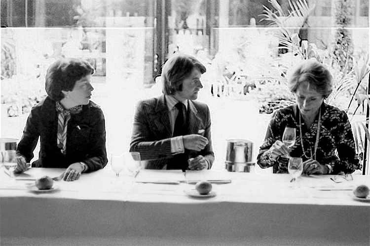 Judges from the famous Judgment of Paris in 1976.