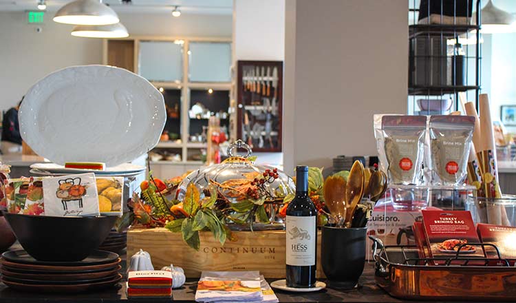 Marketplace items at CIA at Copia in Napa, CA.